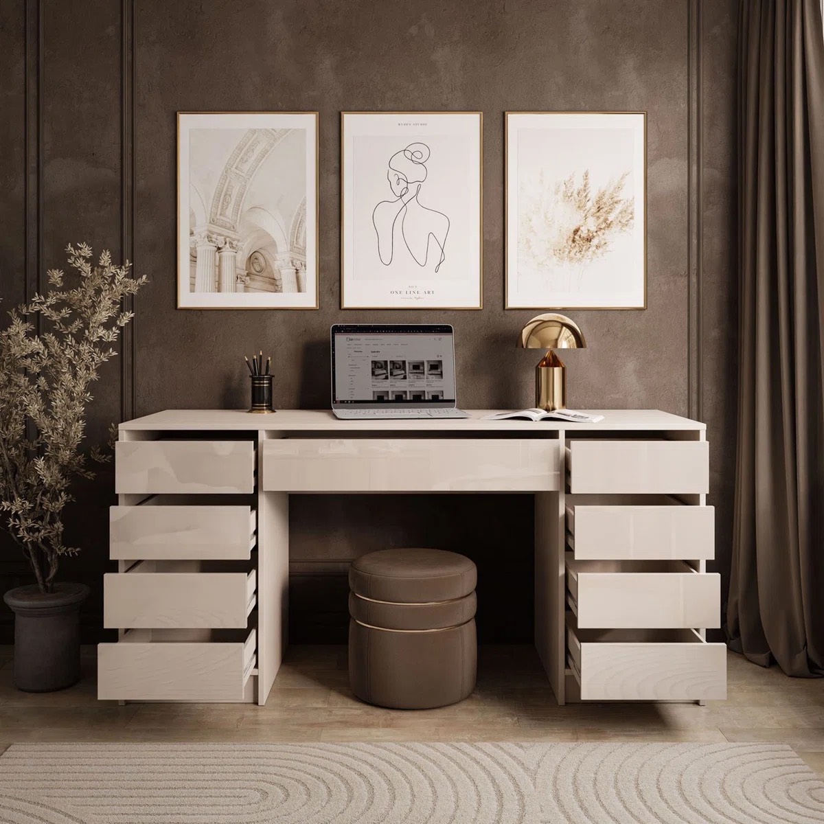 Oak & Aura's Standing Desk