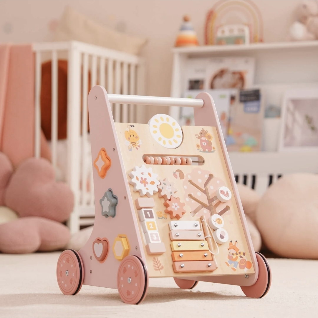 Oak & Aura's Wooden  Baby Walker