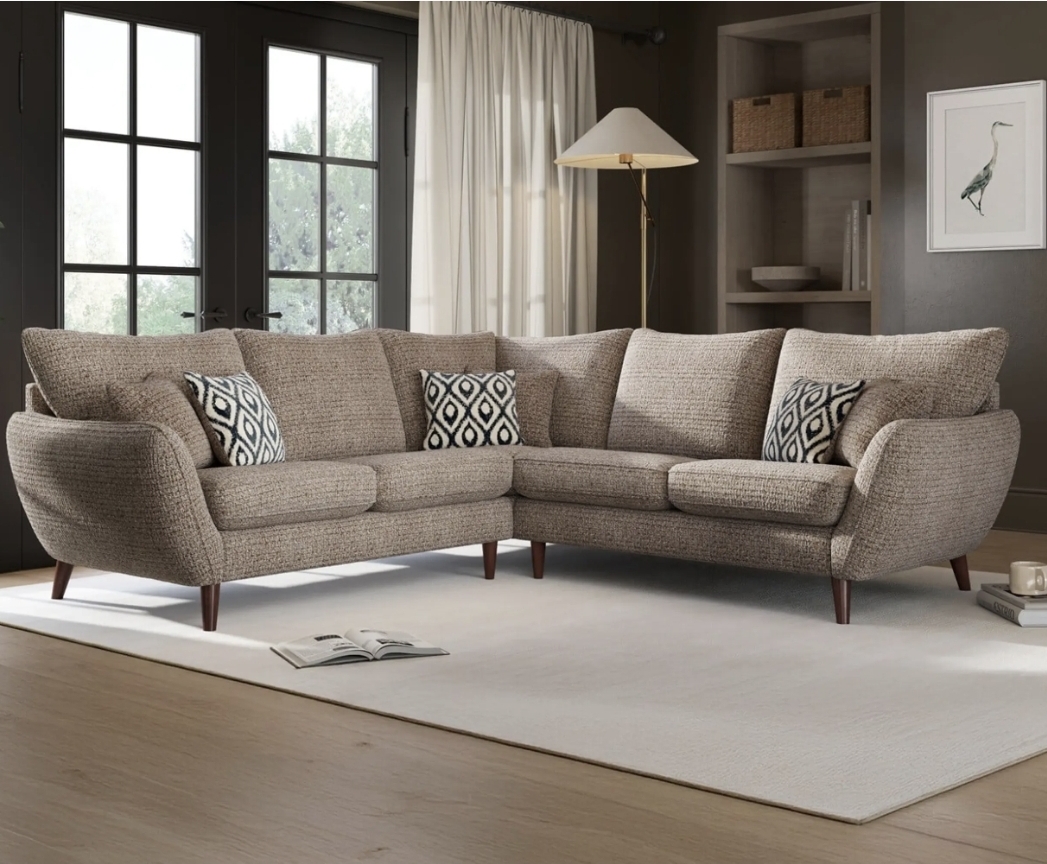 Oak & Aura's Fabric Corner Sofa